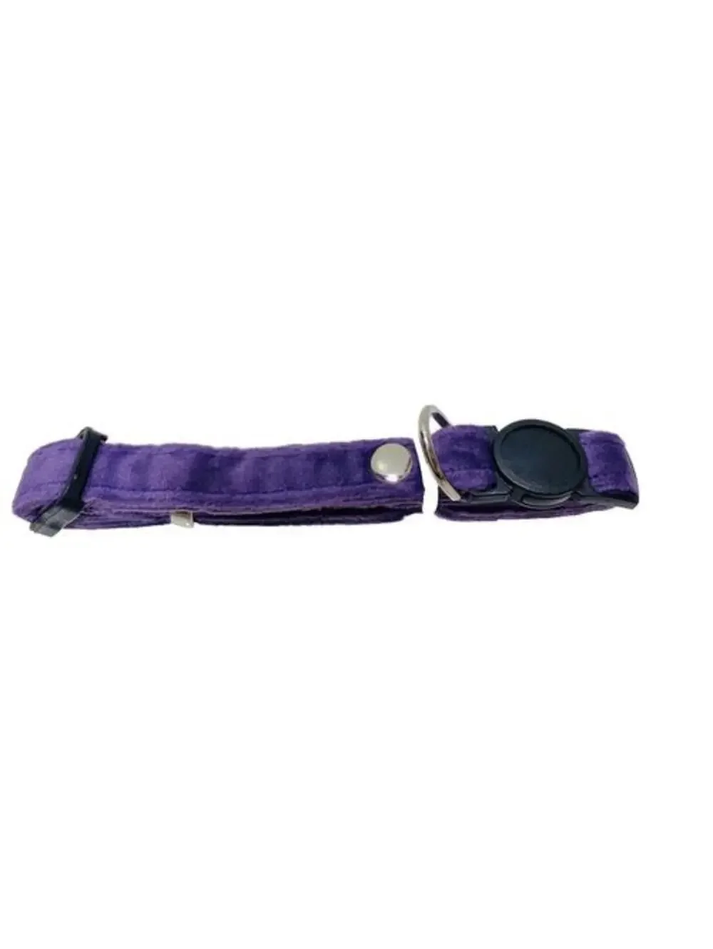 Puppy Collar Super Soft Velvet Adjustable Breakaway Medium Brand New purple